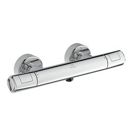 Ideal Standard Ceratherm T100 Exposed Thermostatic Bar Shower Mixer - A7239AA Medium Image