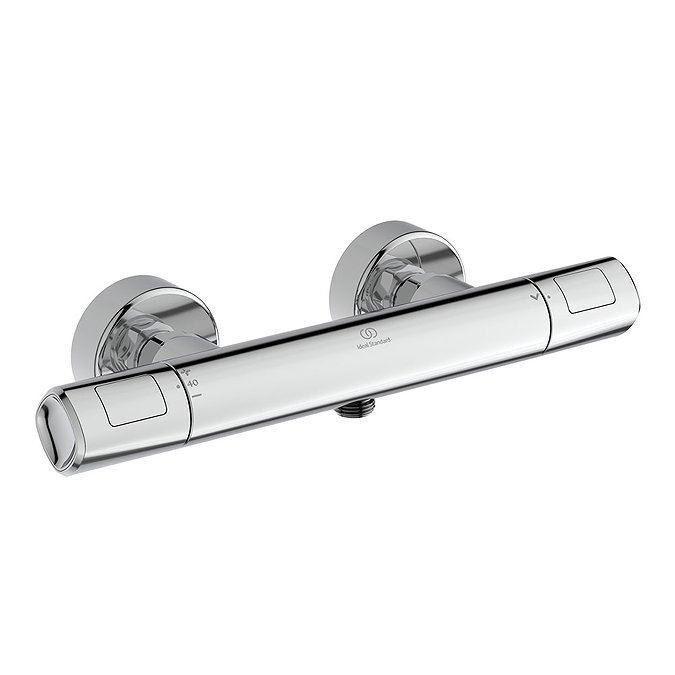 Ideal Standard Ceratherm T100 Exposed Thermostatic Bar Shower Mixer - A7239AA Large Image