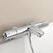Ideal Standard Ceratherm T100 Exposed Thermostatic Bath Shower Mixer - A7239AA Standard Large Image