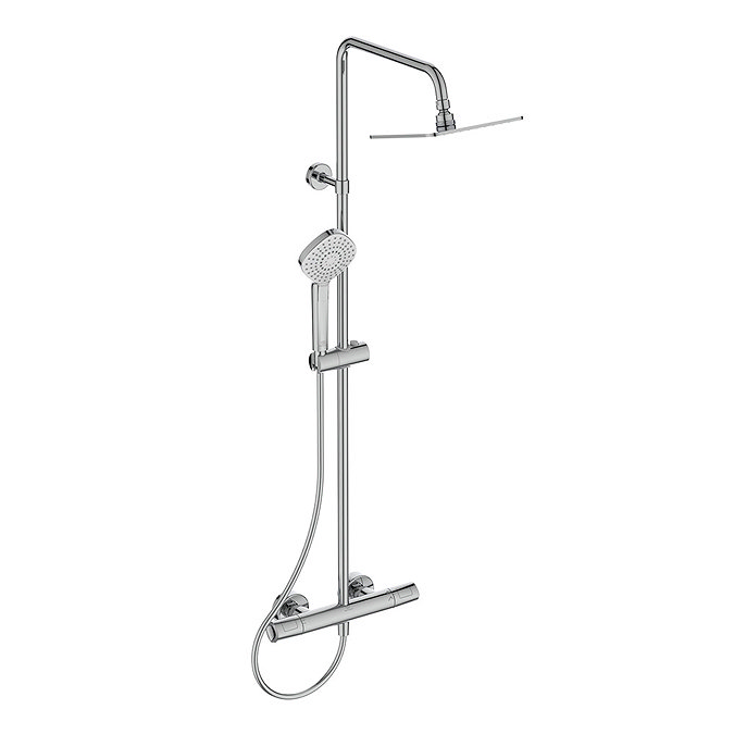 Ideal Standard Ceratherm T100 Exposed Thermostatic Bath Shower System - A7242AA Profile Large Image