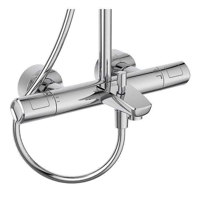 Ideal Standard Ceratherm T100 Exposed Thermostatic Bath Shower System - A7591AA Feature Large Image