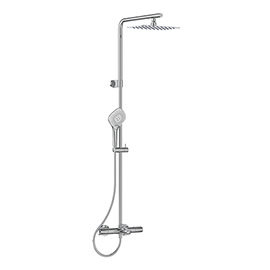 Ideal Standard Ceratherm T100 Exposed Thermostatic Bath Shower System - A7591AA Medium Image