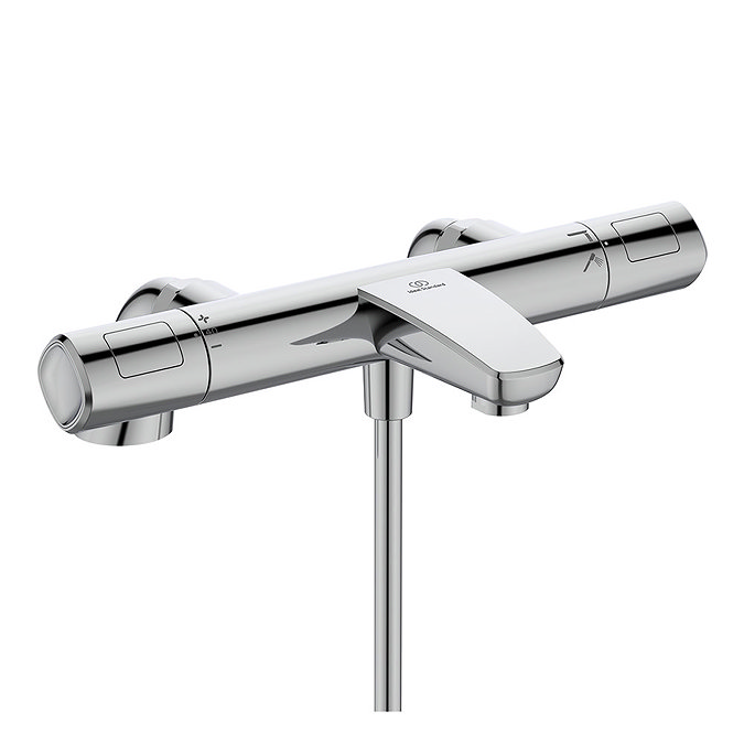 Ideal Standard Ceratherm T100 Exposed Thermostatic Deck Mounted Bath Shower Mixer - A7699AA Profile