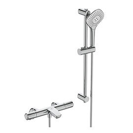 Ideal Standard Ceratherm T100 Exposed Thermostatic Deck Mounted Bath Shower Mixer - A7699AA Medium I