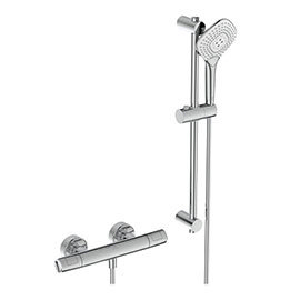 Ideal Standard Ceratherm T100 Exposed Thermostatic Shower Mixer Pack - A7237AA Medium Image