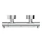 Ideal Standard Ceratherm T125 Exposed Thermostatic Bar Shower Mixer - A7592AA  Profile Large Image