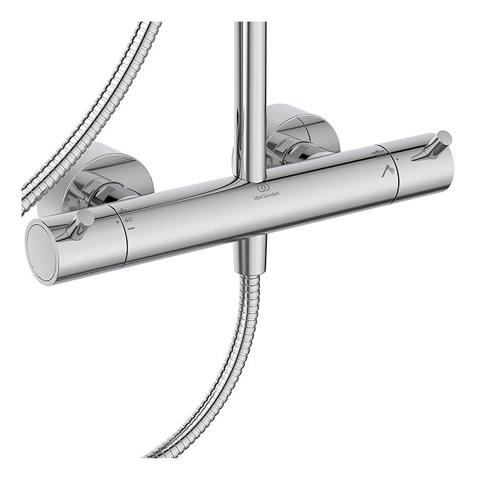 Ideal Standard Ceratherm T125 Exposed Thermostatic Shower Mixer Pack - A7594AA  Feature Large Image