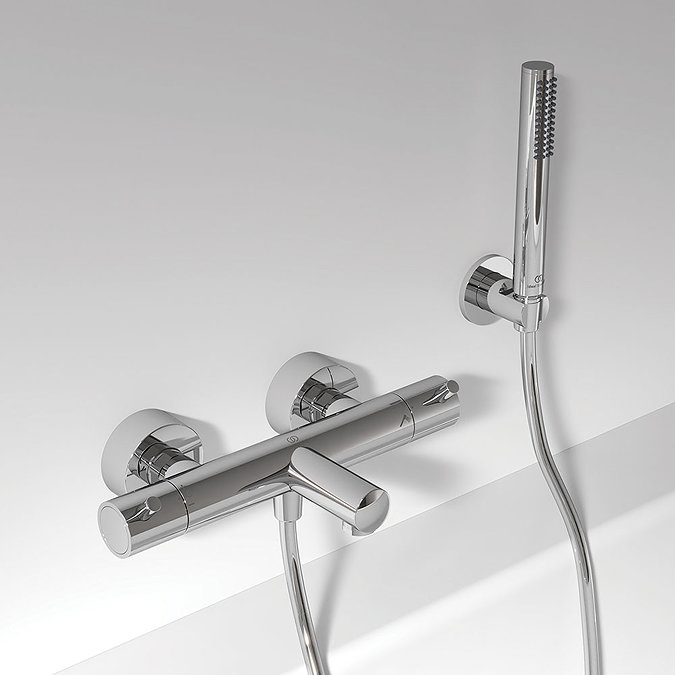 Ideal Standard Ceratherm T125 Exposed Thermostatic Wall Mounted Bath Shower Mixer - A7588AA  Standar