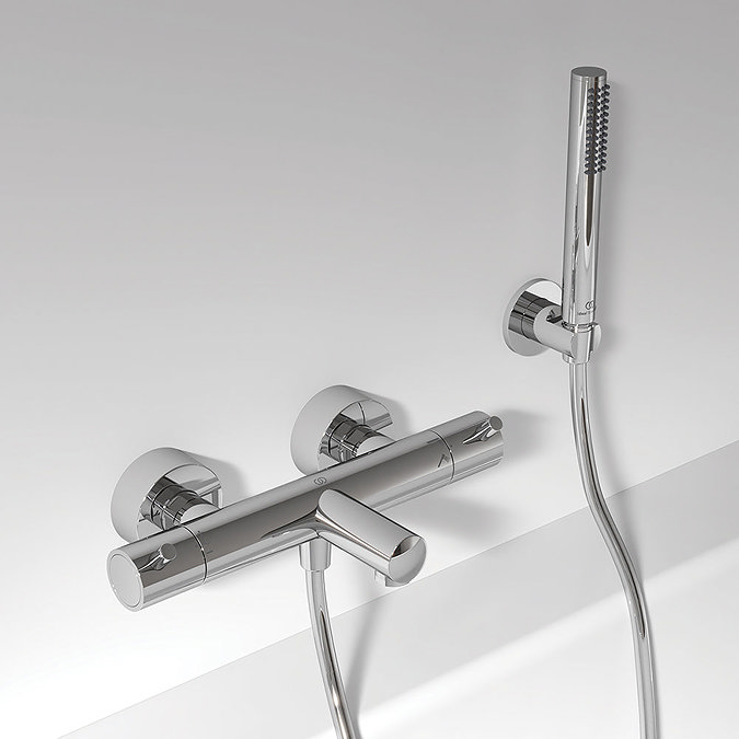 Ideal Standard Ceratherm T125 Exposed Thermostatic Wall Mounted Bath Shower Mixer - A7588AA Standar