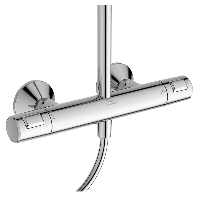 Ideal Standard Ceratherm T25+ Exposed Thermostatic Shower System Chrome