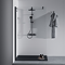 Ideal Standard Ceratherm T25+ Exposed Thermostatic Shower System Silk Black