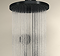 Ideal Standard Ceratherm T25+ Exposed Thermostatic Shower System Silk Black