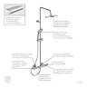 Ideal Standard Ceratherm T25 Exposed Thermostatic Shower System
