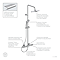 Ideal Standard Ceratherm T25 Exposed Thermostatic Shower System