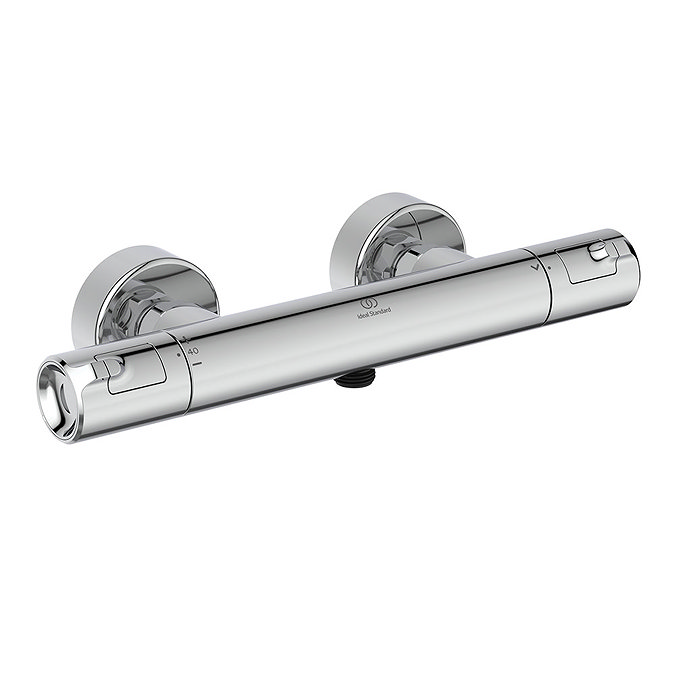 Ideal Standard Ceratherm T50 Exposed Thermostatic Bar Shower Mixer - A7216AA Large Image