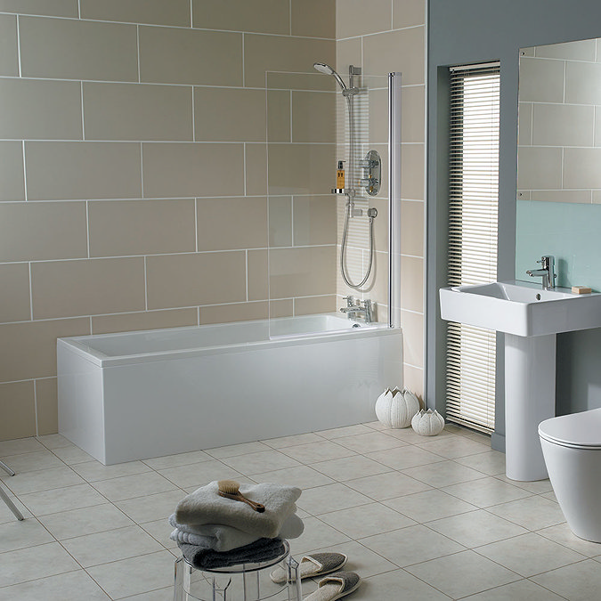 Ideal Standard Connect 1700 x 700mm 2TH Single Ended Idealform Bath  Standard Large Image