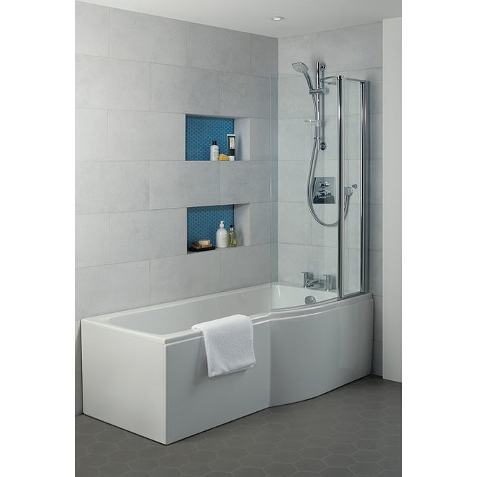 Ideal Standard Concept Air 1700mm P-Shaped Shower Bath  Profile Large Image