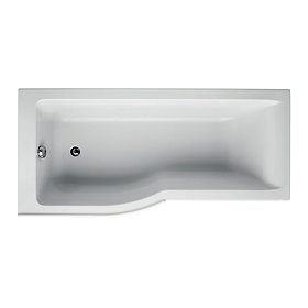 Ideal Standard Connect Air 1700mm P-Shaped Shower Bath - Left Hand - E108101 Large Image