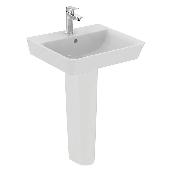 Ideal Standard Concept Air Cube 1TH Basin & Pedestal Large Image