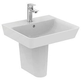 Ideal Standard Connect Air Cube 1TH Basin & Semi Pedestal
