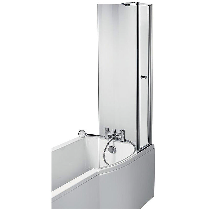 Ideal Standard Concept Air Shower Bath Screen with Access Panel - E1085EO  Profile Large Image