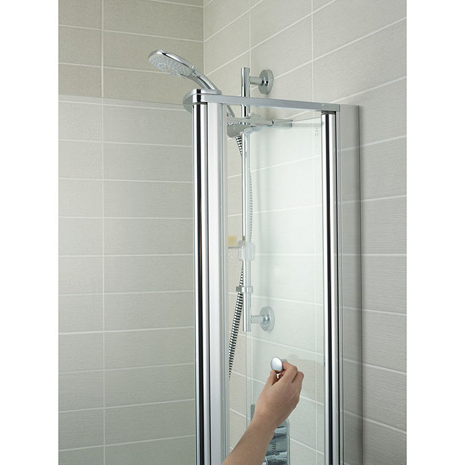 Ideal Standard Concept Air Shower Bath Screen with Access Panel - E1085EO  Feature Large Image