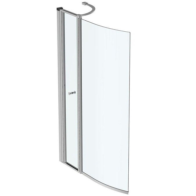 Ideal Standard Concept Air Shower Bath Screen with Access Panel - E1085EO Large Image
