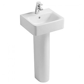 Ideal Standard Concept Cube 40cm 1TH Handrinse Basin & Pedestal Large Image