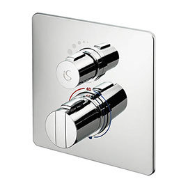 Ideal Standard Concept Easybox Slim Built-in Shower Mixer with Square Faceplate Medium Image