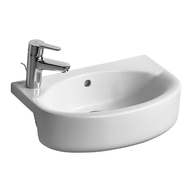 Ideal Standard Concept Space Arc 50cm 1TH Semi-Countertop Basin (Left Hand) Large Image