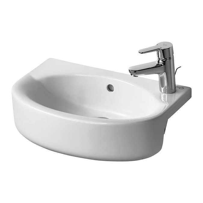 Ideal Standard Connect Space Arc 50cm 1TH Semi-Countertop Basin (Right Hand) Large Image