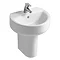 Ideal Standard Connect Sphere 1TH Basin + Semi Pedestal