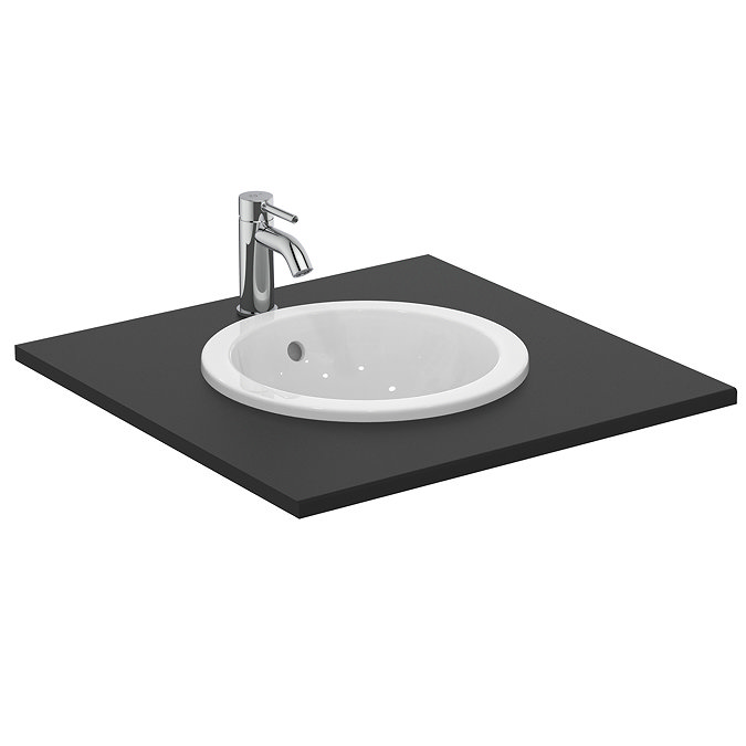 Ideal Standard Connect Sphere 38cm 0TH Inset Countertop Basin