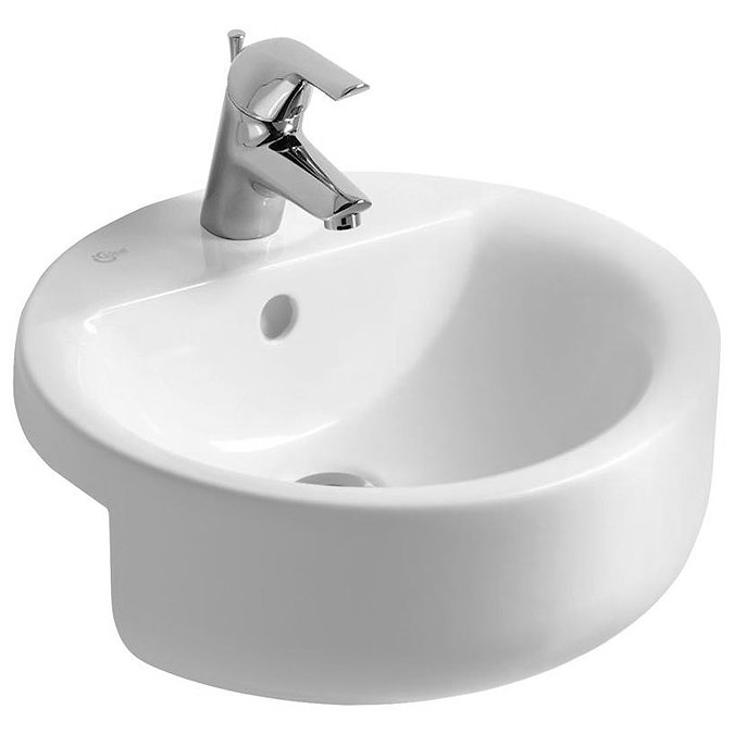 Ideal Standard Connect Sphere 45cm 1TH Semi Countertop Basin