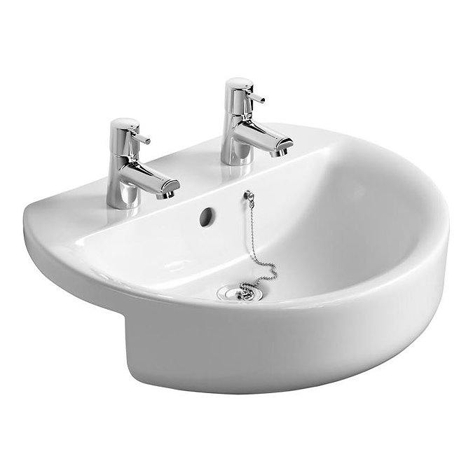 Ideal Standard Concept Sphere 55cm 2TH Semi Countertop Basin Large Image