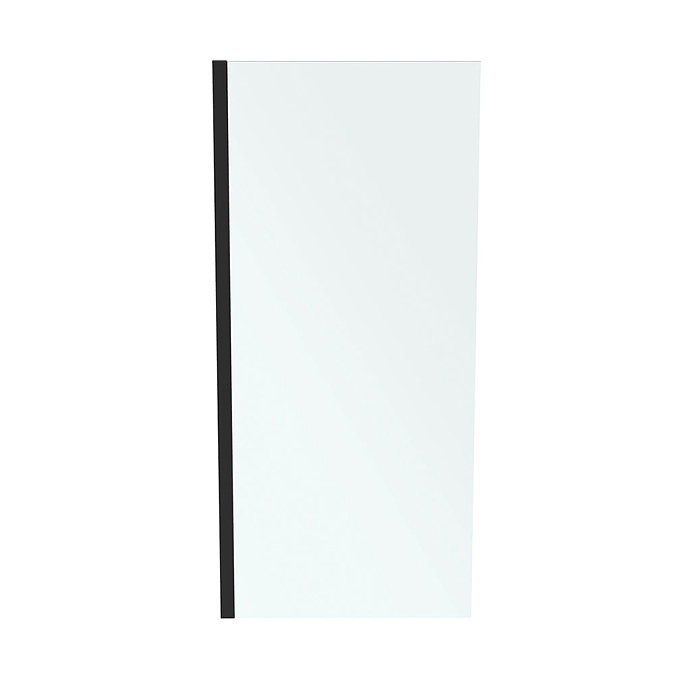 Ideal Standard Connect 2 Silk Black 1000mm Wetroom Panel + Straight Bracing Bracket  Profile Large I