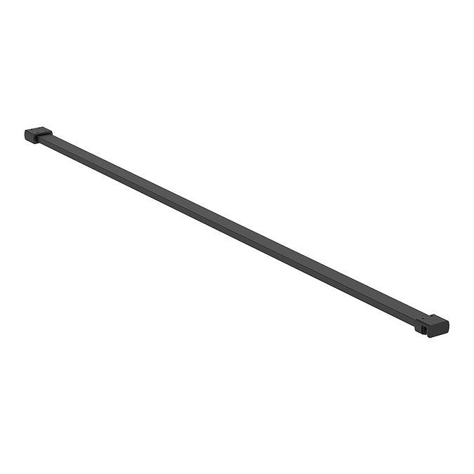 Ideal Standard Connect 2 Silk Black 1000mm Wetroom Panel + Straight Bracing Bracket  Feature Large I