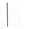 Ideal Standard Connect 2 Silk Black 1200mm Wetroom Panel + Straight Bracing Bracket  Profile Large I