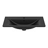 Ideal Standard Connect Air Silk Black 640mm Wall Mounted / Vanity Basin - E0279V3  Feature Large Ima