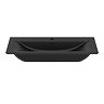 Ideal Standard Connect Air Silk Black 840mm Wall Mounted / Vanity Basin - E0279V3  Feature Large Ima
