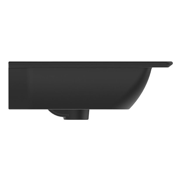 Ideal Standard Connect Air Silk Black 840mm Wall Mounted / Vanity Basin - E0279V3  Standard Large Im