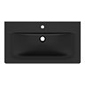 Ideal Standard Connect Air Silk Black 840mm Wall Mounted / Vanity Basin - E0279V3  In Bathroom Large