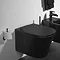 Ideal Standard Connect Air Silk Black AquaBlade Wall Hung Toilet + Soft Close Seat Large Image