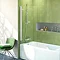 Ideal Standard Connect Angle Bath Screen (1400 x 800mm) - T9923EO Profile Large Image