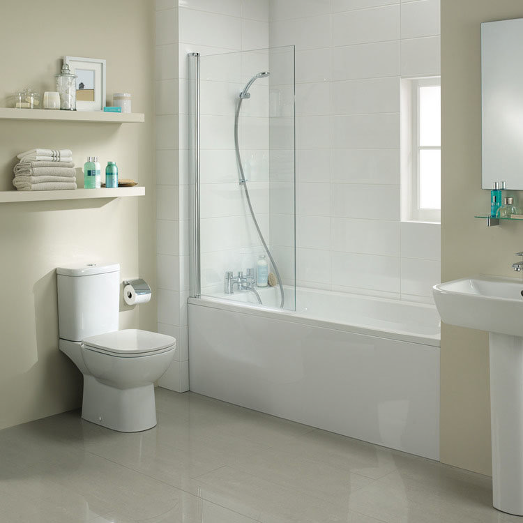 Ideal Standard Connect Angle Bath Screen (1400 x 800mm) - T9923EO