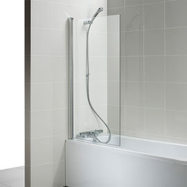Ideal Standard Connect Angle Bath Screen (1400 x 800mm) - T9923EO Medium Image