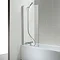 Ideal Standard Connect Angle Bath Screen (1400 x 800mm) - T9923EO Large Image