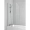 Ideal Standard Connect Radius Bath Screen (1400 x 800mm) - T9924EO Large Image