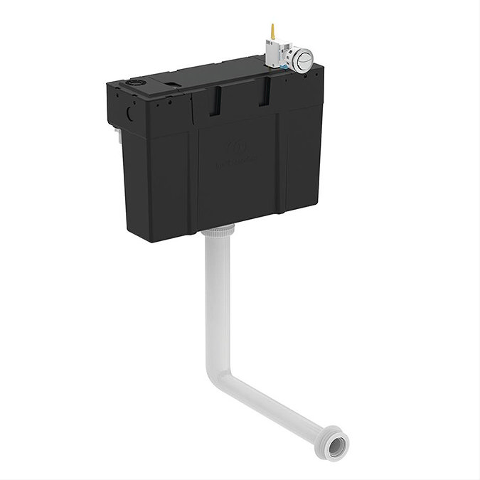 Ideal Standard Eurovit+ 65cm Back to Wall WC Unit with Cistern & Worktop - Mid Grey