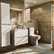Ideal Standard Eurovit+ 70cm Wall Hung 2 Drawer Vanity Unit with Basin - Gloss White